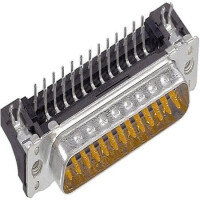 09651626817 CONN. DSUB 9PIN THT R/A SOLDER MALE - 1