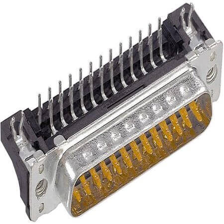 09651626817 CONN. DSUB 9PIN THT R/A SOLDER MALE - 1