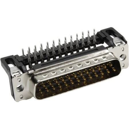 09653226802 CONN. DSUB 25PIN THT R/A SOLDER MALE - 1