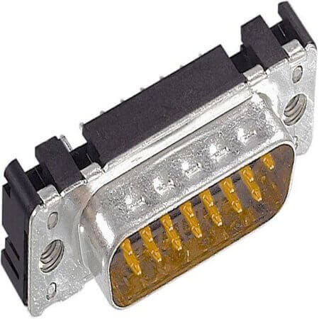09654697713 CONN. DSUB 37PIN THT V/T PCB MALE - 1