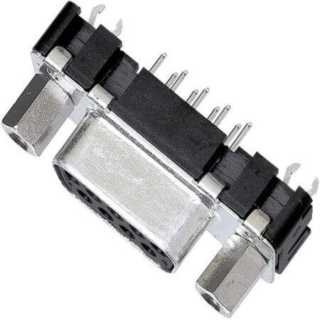 09661156503 CONN. DSUB 9PIN THT V/T SOLDER FEMALE - 1