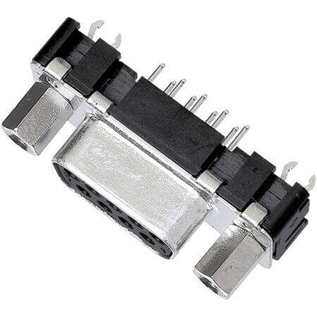 09661517513 CONN. DSUB 9PIN THT V/T SOLDER FEMALE - 1