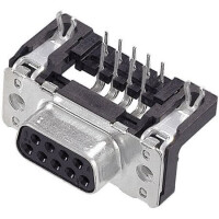 09665527612 CONN. DSUB 50PIN THT R/A SOLDER FEMALE - 1