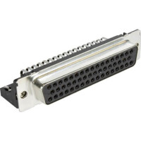 09665527616 CONN. DSUB 50PIN THT R/A SOLDER FEMALE - 1