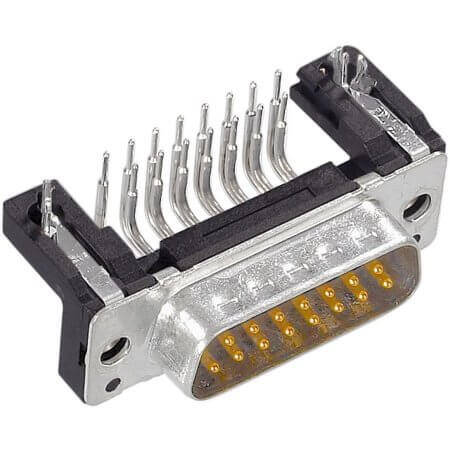 09665626813 CONN. DSUB 50PIN THT R/A PCB MALE - 1