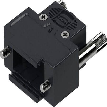 09670090432 D-SUB HOOD 9PIN THERMOPLASTIC 180° - 1