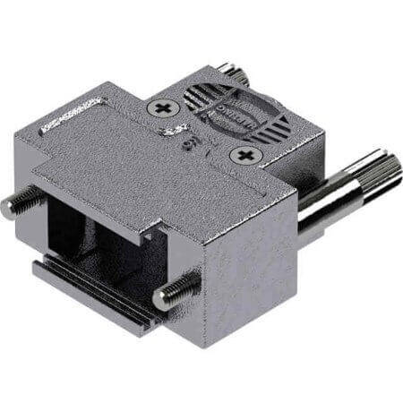 09670090433 D-SUB HOOD 9PIN THERMOPLASTIC 180° - 1