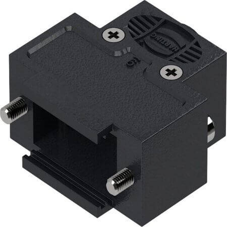 09670090442160 D-SUB HOOD 9PIN THERMOPLASTIC 180° - 1