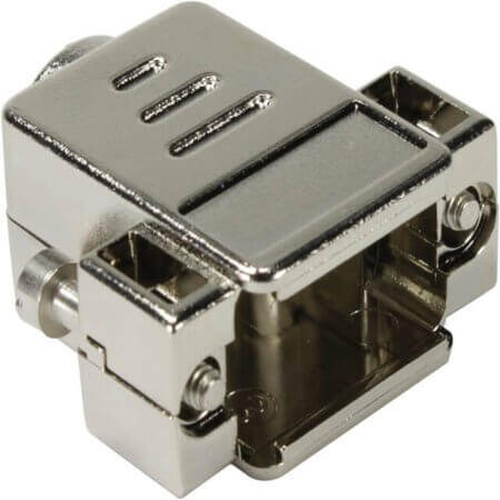 09670090443 D-SUB HOOD 9PIN THERMOPLASTIC 180° - 1