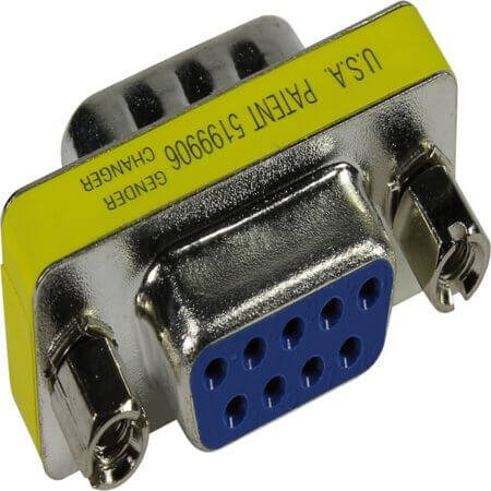 09670090605 CONN.DSUB ADAP. 9 PIN MALE & 9 PIN FEMALE - 1