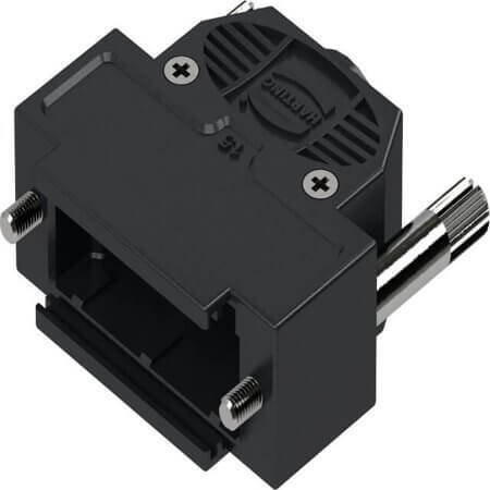 09670150432160 D-SUB HOOD 15PIN THERMOPLASTIC 180° - 1