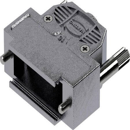 09670150433 D-SUB HOOD 15PIN THERMOPLASTIC 180° - 1
