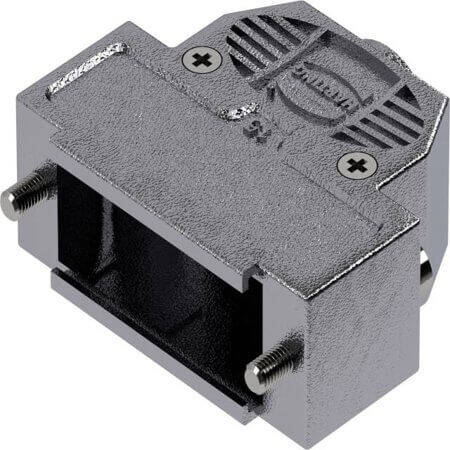 09670150443 D-SUB HOOD 15PIN THERMOPLASTIC 180° - 1