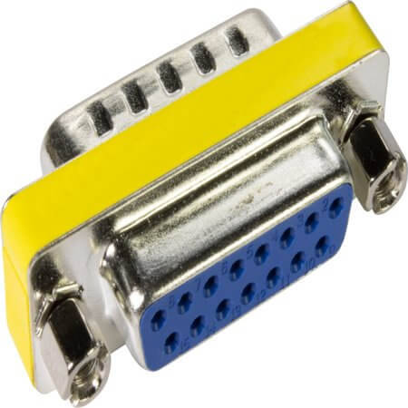 09670150605 CONN.DSUB ADAP. 15 PIN FEMALE & 15 PIN MALE - 1