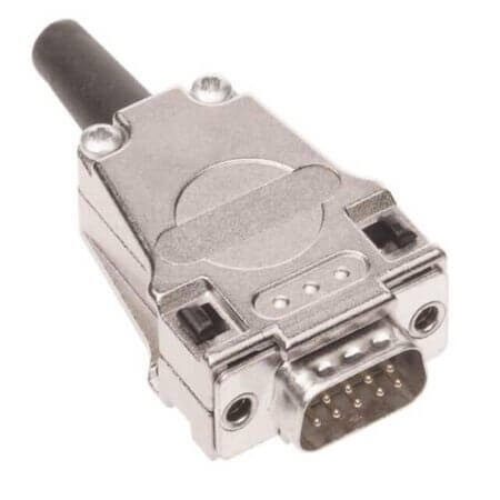 09670250323 D-SUB HOOD 25PIN METAL 180° - 1