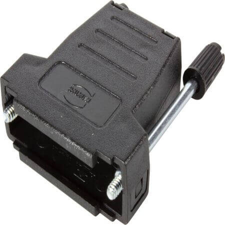 09670250434 D-SUB HOOD 25PIN THERMOPLASTIC 45°/180° - 1