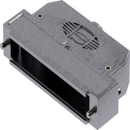 09670370443 D-SUB HOOD 37PIN THERMOPLASTIC 180° - 1
