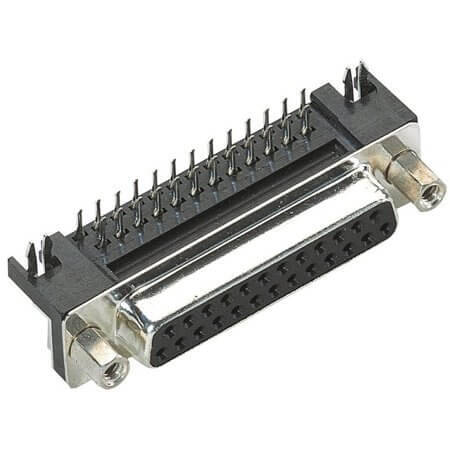 09682535611 CONN. DSUB 15PIN THT R/A SOLDER FEMALE - 1