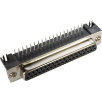 09684537612 CONN. DSUB 37PIN THT R/A SOLDER FEMALE - 1