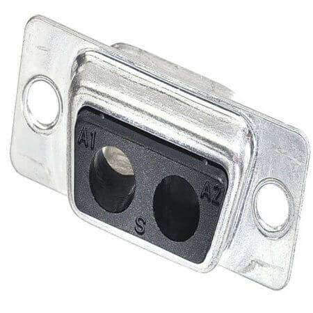 09691000022 D-SUB HOUSING FOR FEMALE CONTACT 2P COMBO - 1