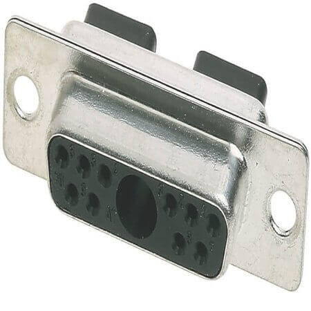 09692020111 D-SUB HOUSING FOR FEMALE CONTACT 11P COMBO - 1