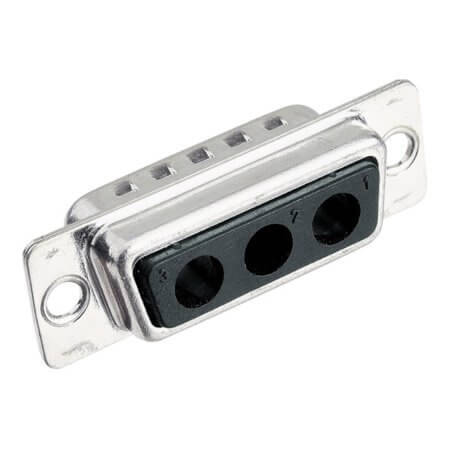 09692100633 D-SUB HOUSING FOR MALE CONTACT 3P COMBO - 1
