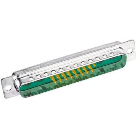 09693115172 CONN. DSUB 17PIN THT V/T SOLDER CUP MALE - 1