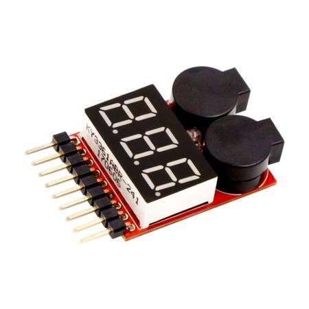 1-8S Lipo Battery Voltage Tester - 1