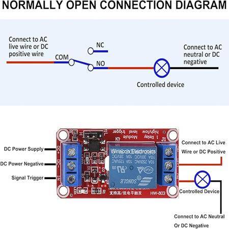 1 Channel Relay Module 12V High And Low Level Trigger Relay Control - 3