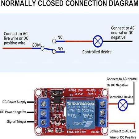 1 Channel Relay Module 12V High And Low Level Trigger Relay Control - 4