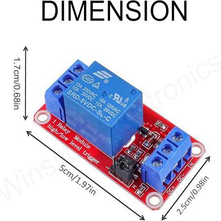 1 Channel Relay Module 12V High And Low Level Trigger Relay Control - 5