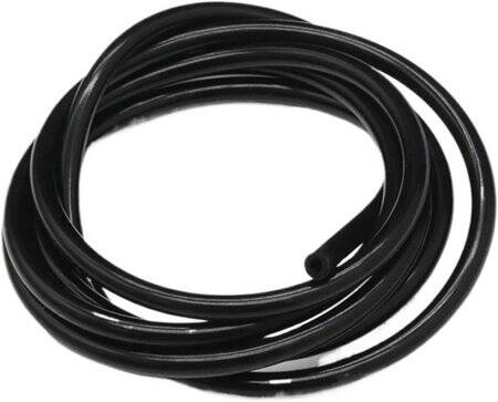1 Metre Siyah Esnek Kauçuk Şeffaf Hortum - Slikon Tüp ID 6mm X 9mm OD - 1