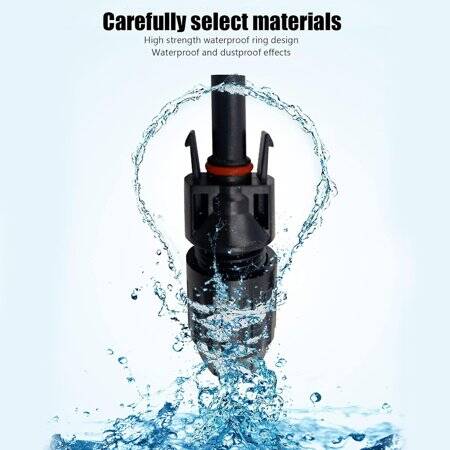 1 Pair MC4 30A 1000V Male And Female PV Connector Plugs - 3