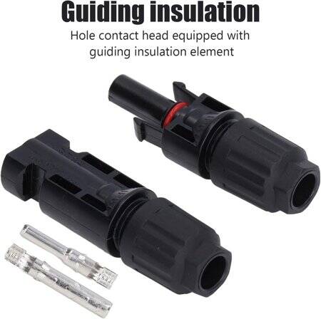 1 Pair MC4 30A 1000V Male And Female PV Connector Plugs - 4