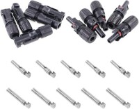 1 Pair MC4 60A 1000V Male And Female PV Connector Plugs - 1