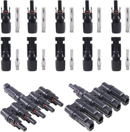 1 Pair MC4 60A 1000V Male And Female PV Connector Plugs - 3