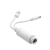 1 Pair White 12V NonstAndard POE Waterproof Splitter Adapter Cable RJ45 DC5.5x2.1 - 2