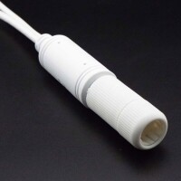 1 Pair White 12V NonstAndard POE Waterproof Splitter Adapter Cable RJ45 DC5.5x2.1 - 5