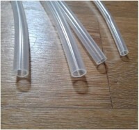 10 Metre Esnek Kauçuk Şeffaf Hortum - Silikon Tüp ID 2mm X 5mm OD - 5