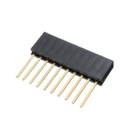 10 Pin Female 11mm Tall Stackable Header Connector - 3