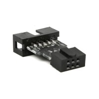 10 Pin to 6 Pin Adapter Board AVRISP USBASP STK500 - 2