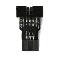 10 Pin to 6 Pin Adapter Board AVRISP USBASP STK500 - 4