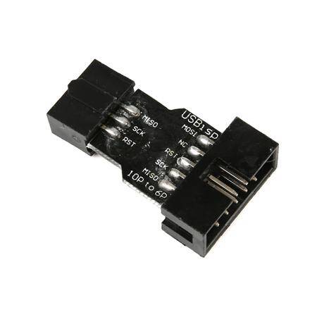 10 Pin to 6 Pin Adapter Board AVRISP USBASP STK500 - 7