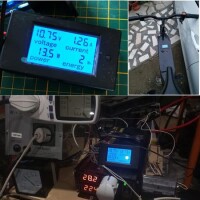100V 20A OLED Digital Tester Amp Volt Power meter Time Capacity Energy Temp - 7