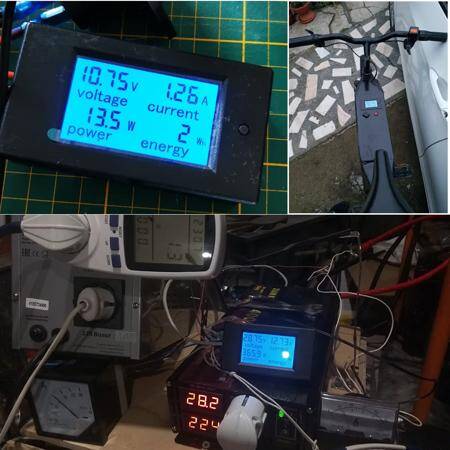 100V 20A OLED Digital Tester Amp Volt Power meter Time Capacity Energy Temp - 7
