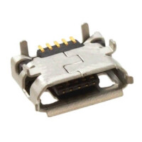 10118194-0001LF CONNECTOR USB MICRO B RECPT SMT 90C - 1