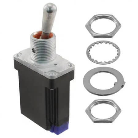 101TL1-6 SWITCH TOGGLE SPST-NO 10A 125V - 1