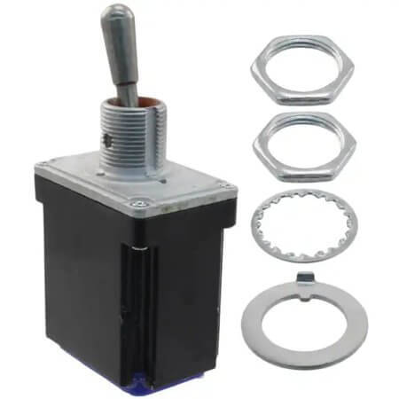 102TL1-2 SWITCH TOGGLE DPST 15A 125V - 1