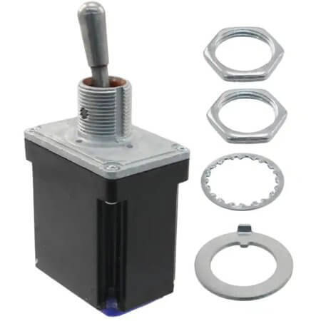 102TL1-3 SWITCH TOGGLE DPDT 15A 125V - 1