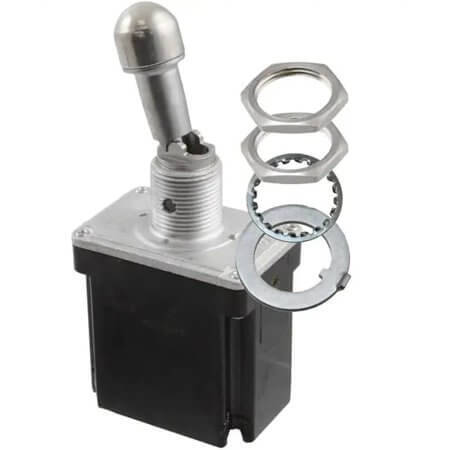 102TL2-3D SWITCH TOGGLE DPDT 7.5A 115V - 1